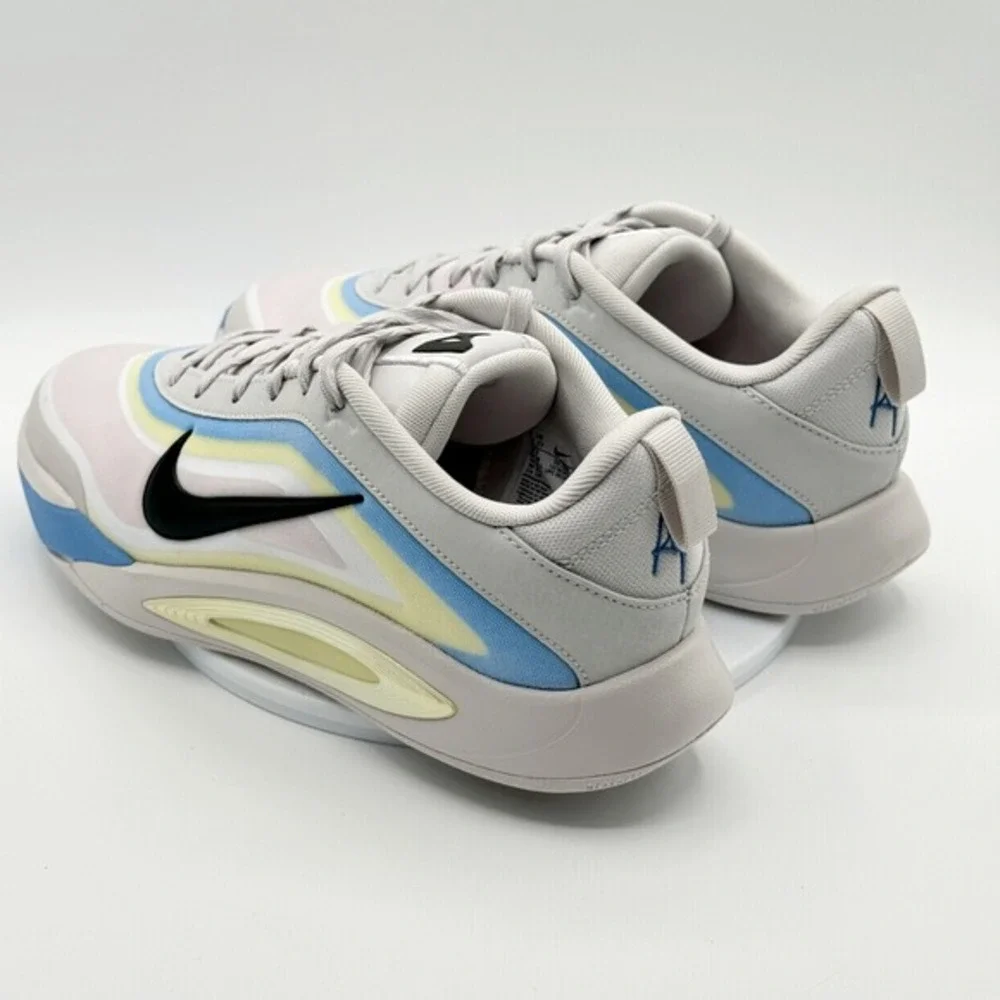 Nike‎ A'ja Wilson A'One Basketball Shoes GS Kids Size 6.5 Grey/Blue, New